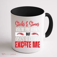 Disc Golf Funny Discs & Chains Excite Me Red Coffee Mug thumb 1