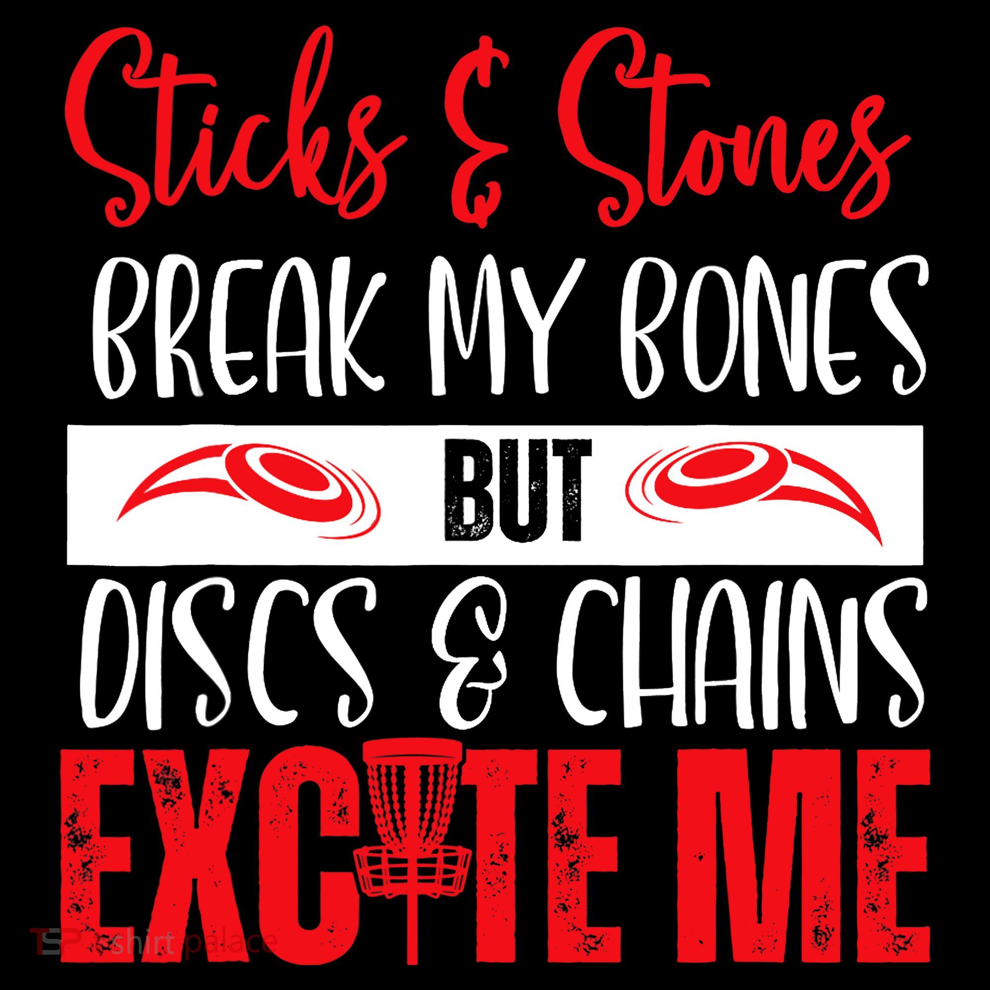 Disc Golf Funny Discs & Chains Excite Me Red Ornament