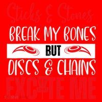 Disc Golf Funny Discs & Chains Excite Me Red Santa Hat thumb 1