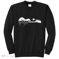 Disc Golf Flying Disc Disc Golf Sunset Guitar Sweatshirt thumb 0