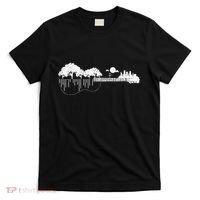 Disc Golf Flying Disc Disc Golf Sunset Guitar T-Shirt thumb 0