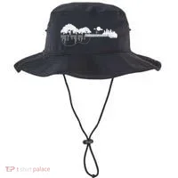 Disc Golf Flying Disc Disc Golf Sunset Guitar Bucket Hat thumb 0