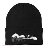 Disc Golf Flying Disc Disc Golf Sunset Guitar Beanie thumb 0