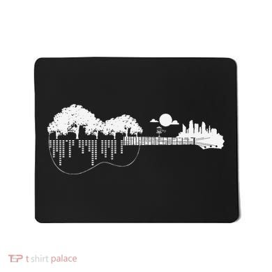 Disc Golf Flying Disc Disc Golf Sunset Guitar Mousepad