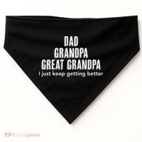Dad Grandpa Fathers Day Gift Cool USA-Made Doggie Bandana thumb 0