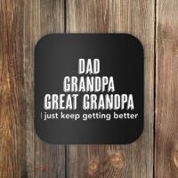 Dad Grandpa Fathers Day Gift Cool Coaster thumb 0