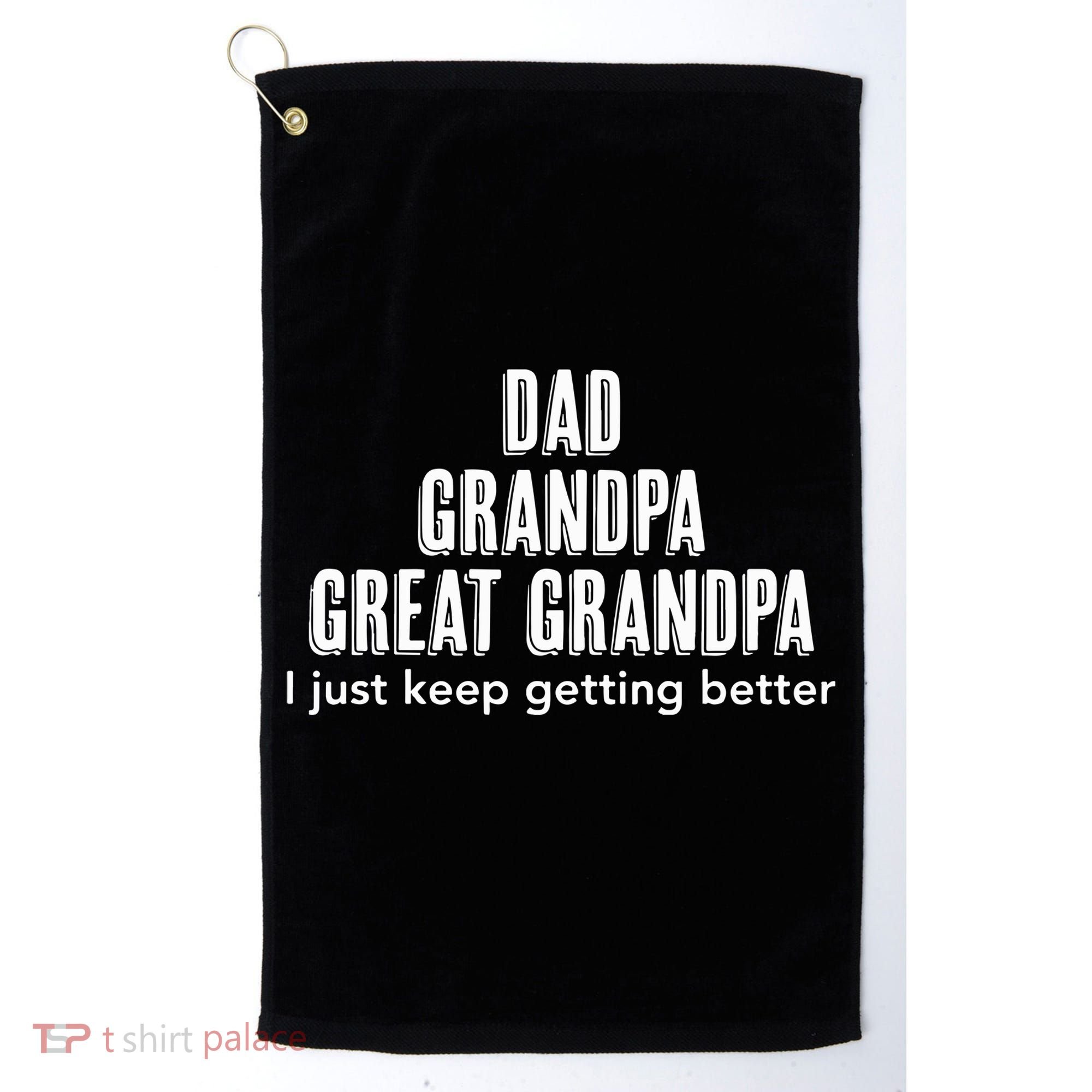 Dad Grandpa Fathers Day Gift Cool Golf Towel
