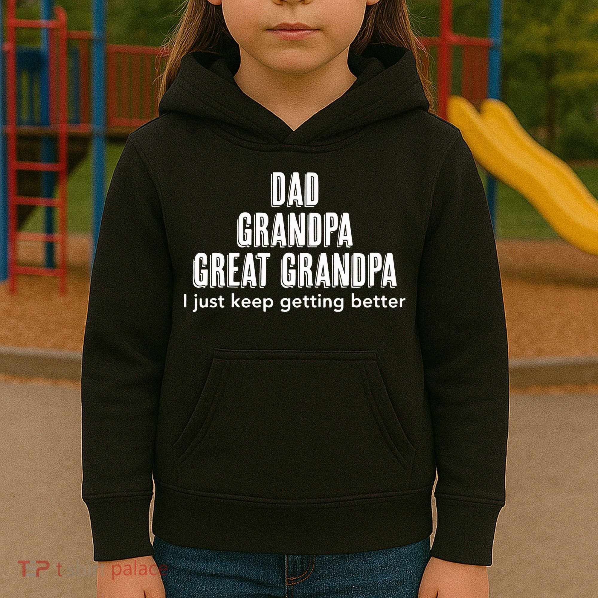 Dad Grandpa Fathers Day Gift Cool Kids Hoodie