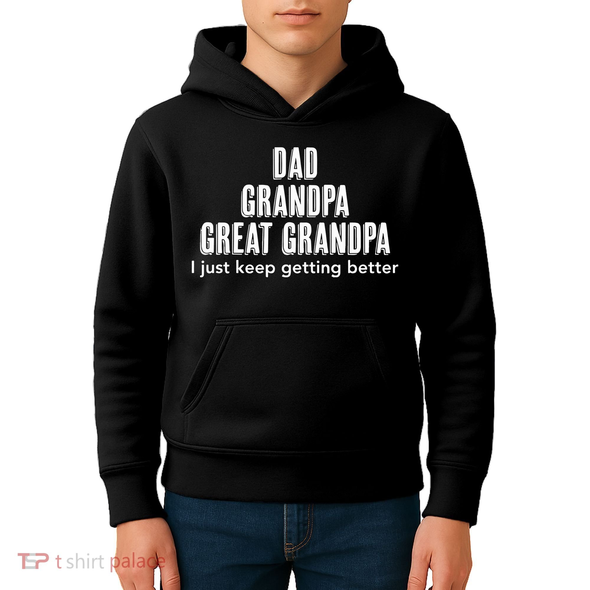 Dad Grandpa Fathers Day Gift Cool Kids Hoodie