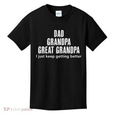 Dad Grandpa Fathers Day Gift Cool Kids T-Shirt