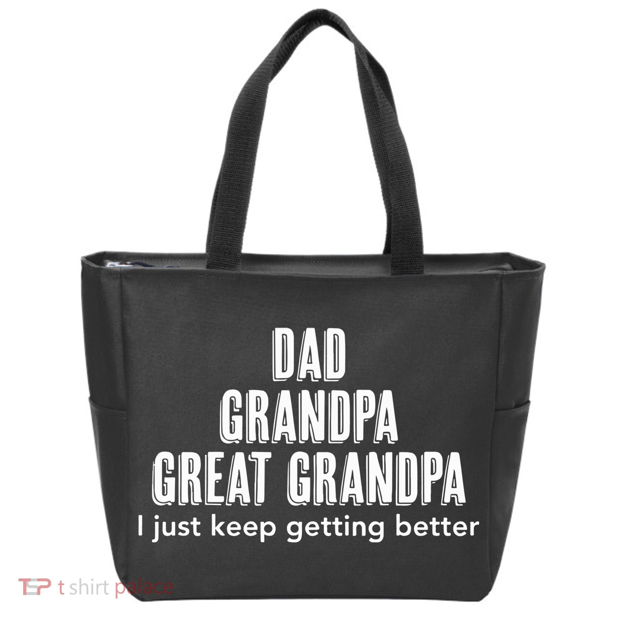 Dad Grandpa Fathers Day Gift Cool Tote Bag