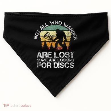 Disc Golf Funny Bigfoot Apparel USA-Made Doggie Bandana