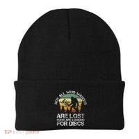 Disc Golf Funny Bigfoot Apparel Beanie thumb 0