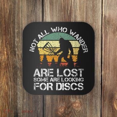 Disc Golf Funny Bigfoot Apparel Coaster