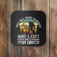 Disc Golf Funny Bigfoot Apparel Coaster thumb 0