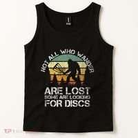 Disc Golf Funny Bigfoot Apparel Tank Top thumb 2