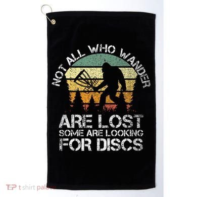 Disc Golf Funny Bigfoot Apparel Golf Towel