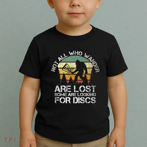 Disc Golf Funny Bigfoot Apparel Toddler T-Shirt