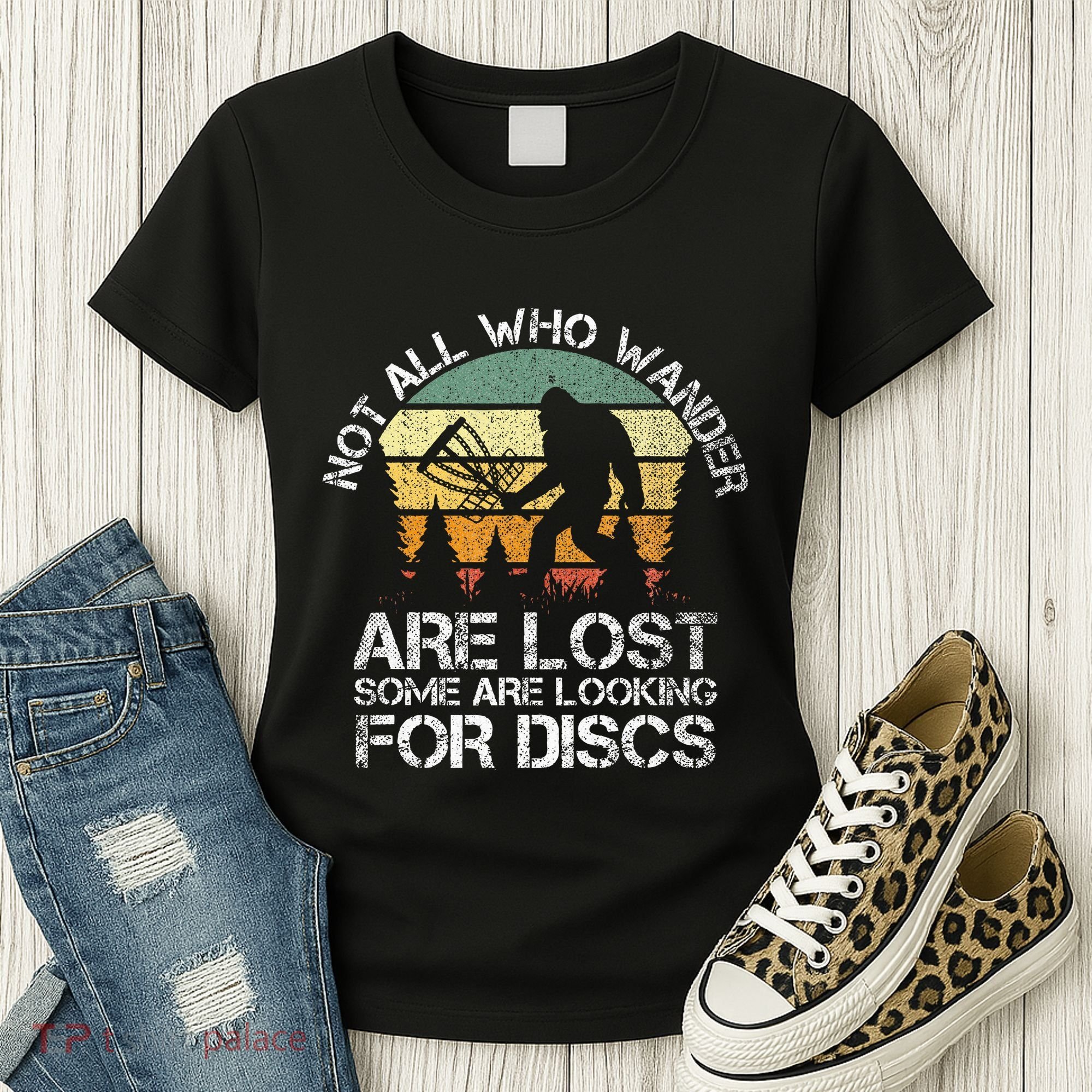 Disc Golf Funny Bigfoot Apparel Women's T-Shirt