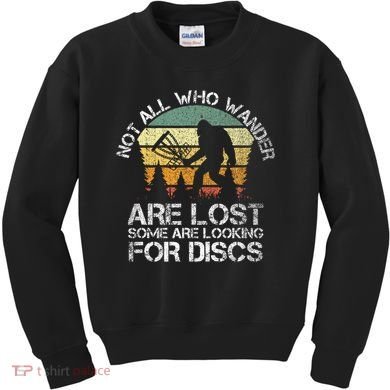 Disc Golf Funny Bigfoot Apparel Kids Sweatshirt