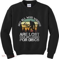 Disc Golf Funny Bigfoot Apparel Kids Sweatshirt thumb 0
