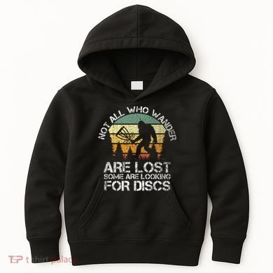 Disc Golf Funny Bigfoot Apparel Kids Hoodie