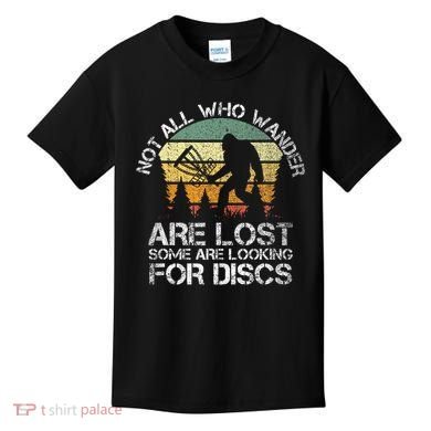 Disc Golf Funny Bigfoot Apparel Kids T-Shirt