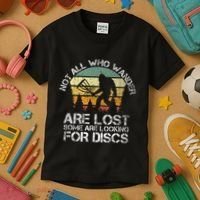Disc Golf Funny Bigfoot Apparel Kids T-Shirt thumb 3