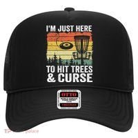 Disc Golf Frisbee I'm Just Here To Hit Trees And Curse Hat thumb 0
