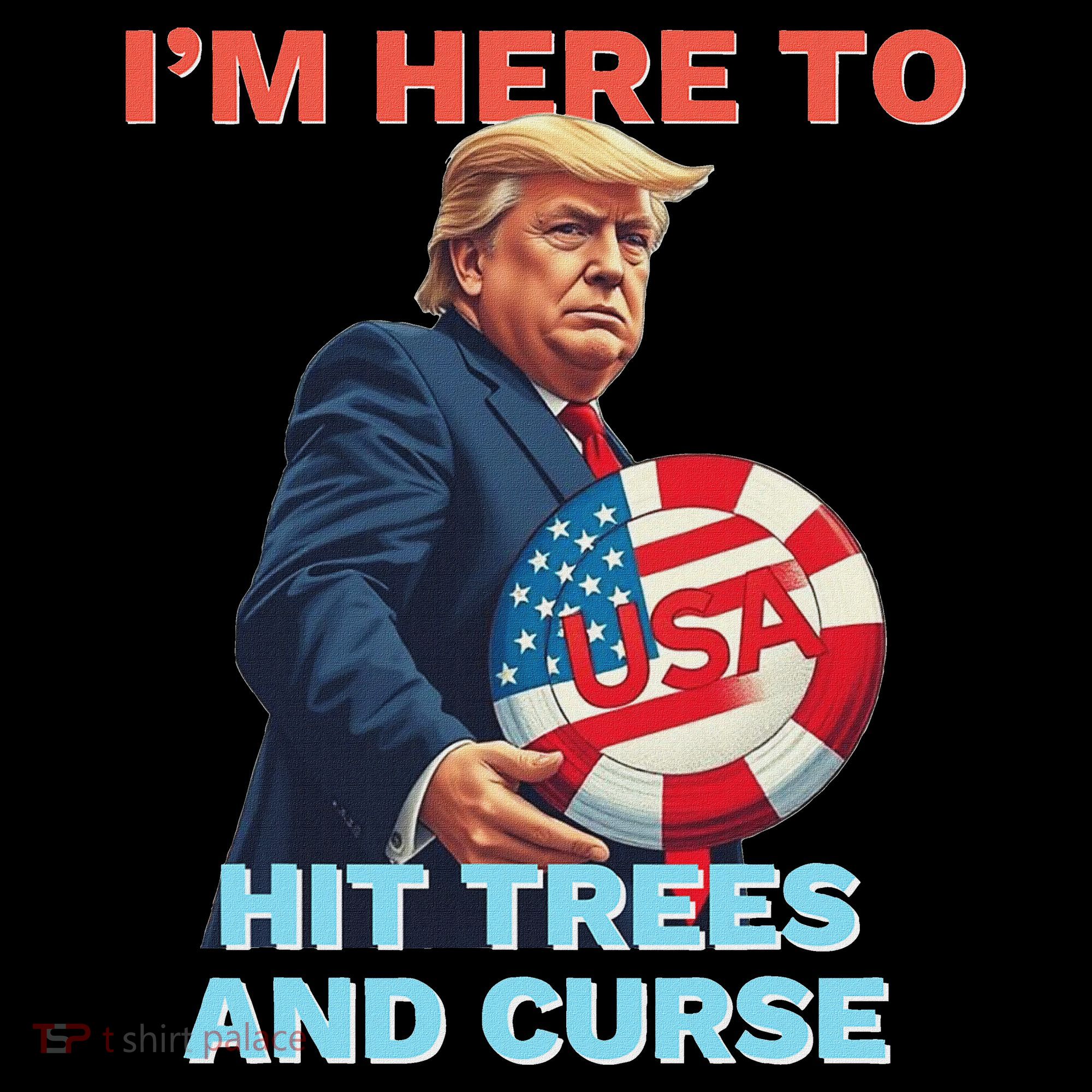 Disc Golf Funny Hit Trees And Curse Retro Disc Golf Mousepad