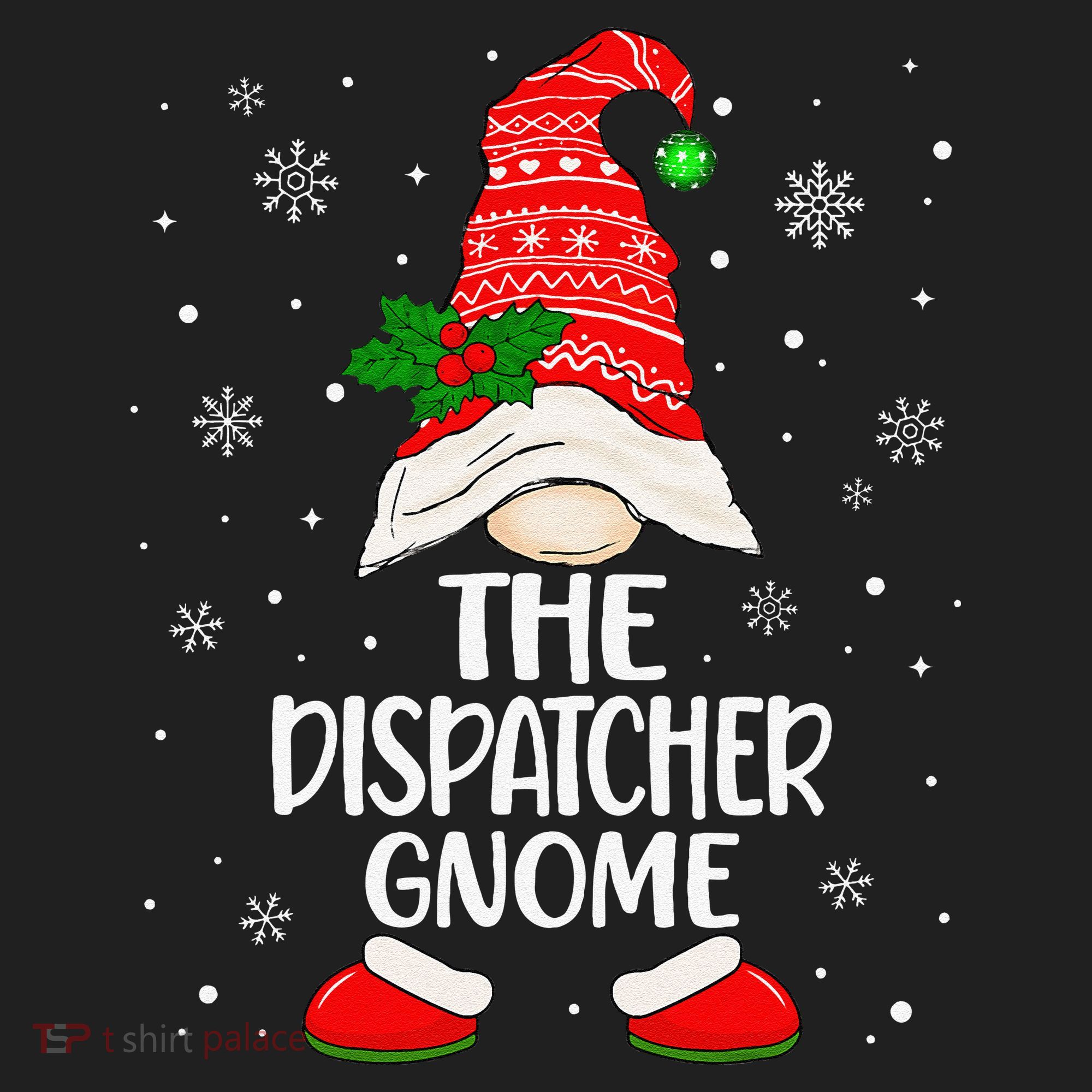 Dispatcher Gnome Funny Dispatch Christmas Pajama.png Women's Sweatshirt