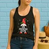 Dispatcher Gnome Funny Dispatch Christmas Pajama.png Women's Tank Top thumb 2