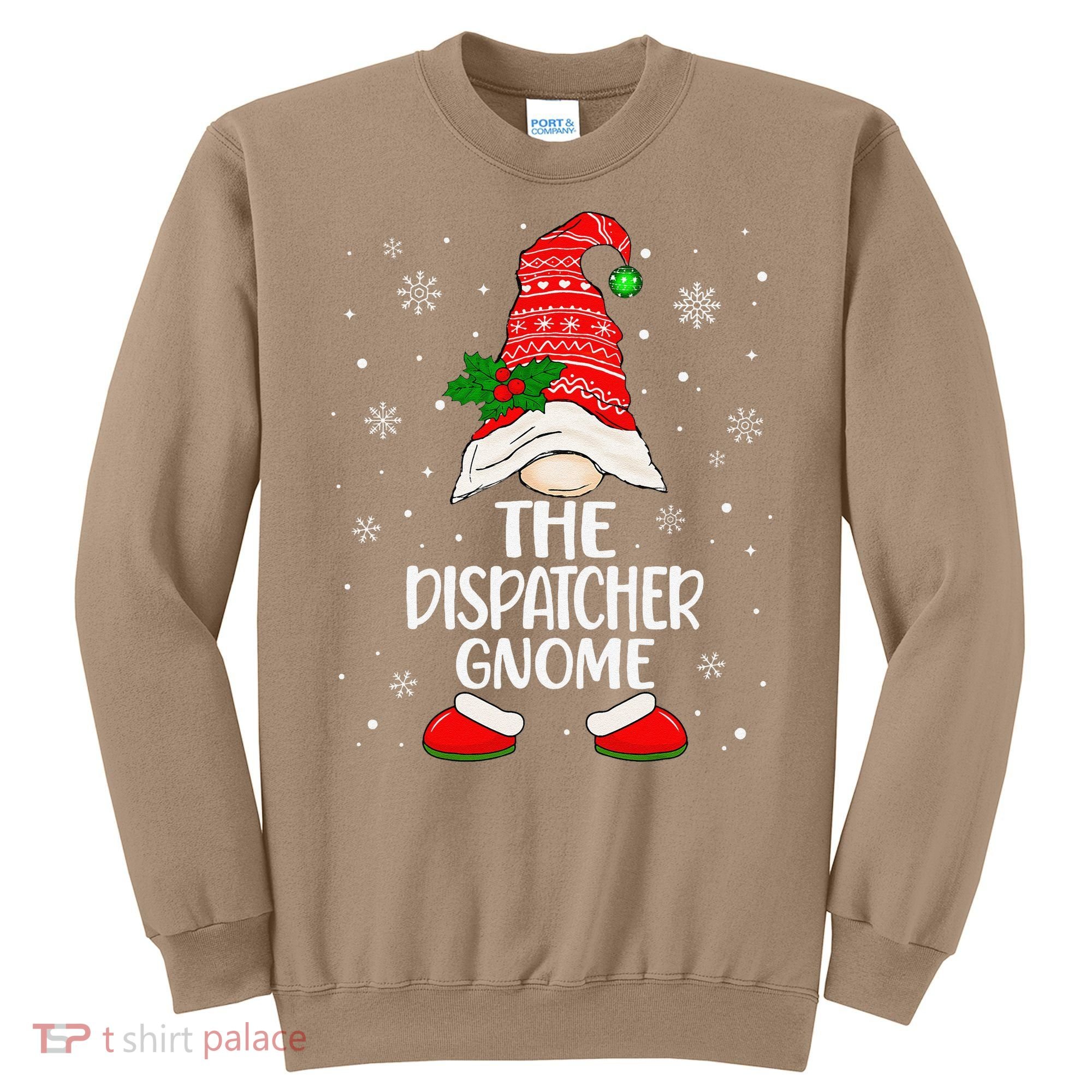 Dispatcher Gnome Funny Dispatch Christmas Pajama.png Sweatshirt