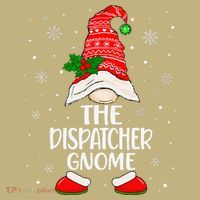 Dispatcher Gnome Funny Dispatch Christmas Pajama.png Polo thumb 2