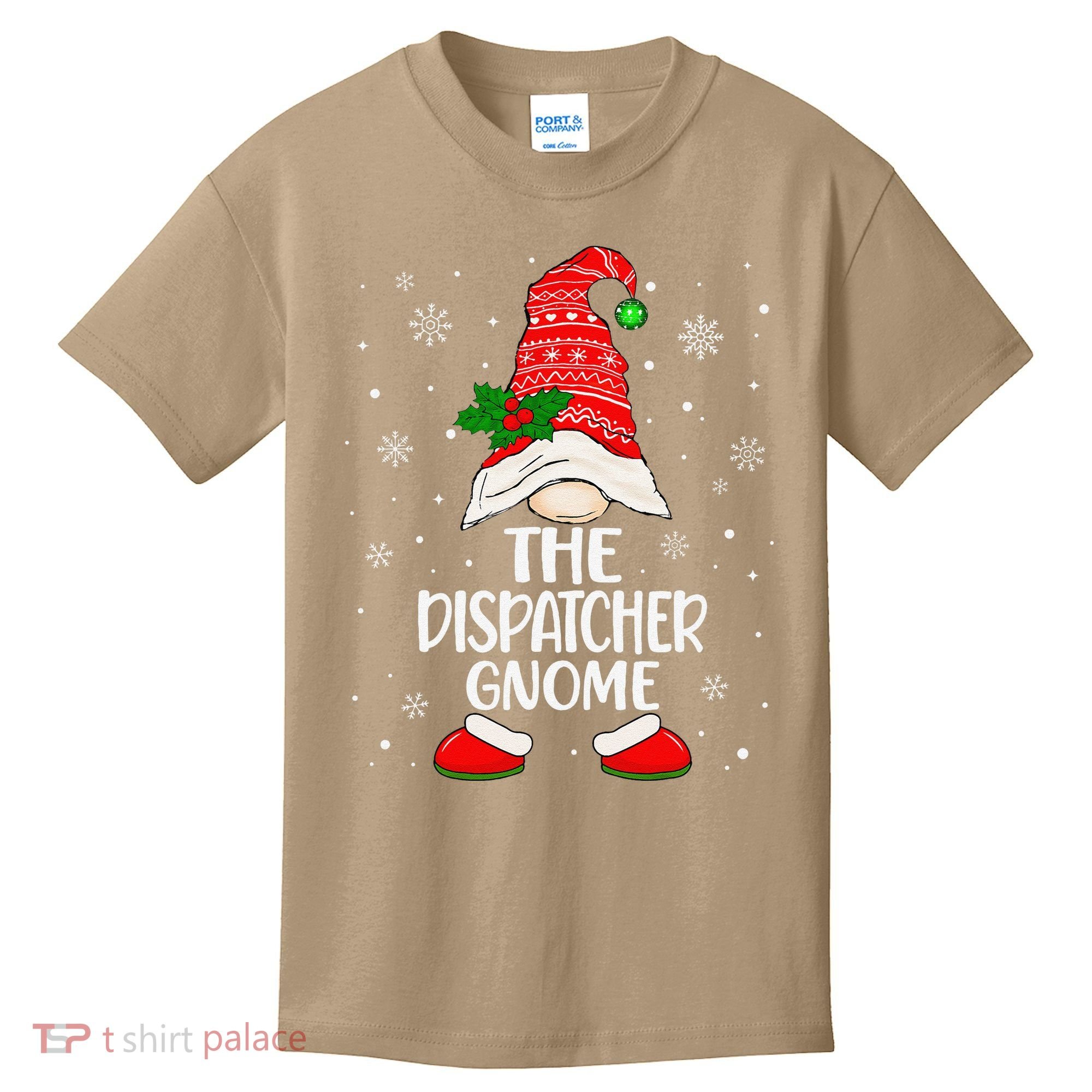 Dispatcher Gnome Funny Dispatch Christmas Pajama.png Kids T-Shirt