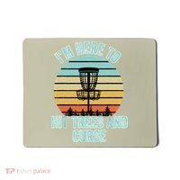 Disc Golf Funny Hit Trees And Curse Retro Disc Golf Gi T Mousepad thumb 0