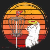 Disc Golf Frisbee Golf Disc Sport Players Cute Cat Lovers Women's Sweatshirt thumb 2