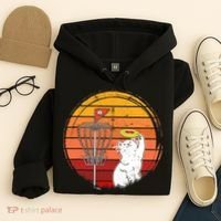 Disc Golf Frisbee Golf Disc Sport Players Cute Cat Lovers Hoodie thumb 4