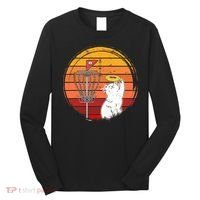 Disc Golf Frisbee Golf Disc Sport Players Cute Cat Lovers Long Sleeve Shirt thumb 0