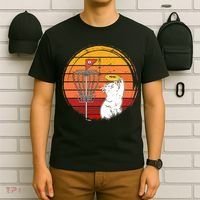 Disc Golf Frisbee Golf Disc Sport Players Cute Cat Lovers T-Shirt thumb 6