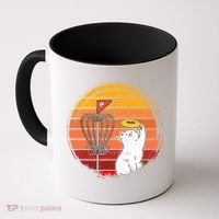 Disc Golf Frisbee Golf Disc Sport Players Cute Cat Lovers Coffee Mug thumb 0