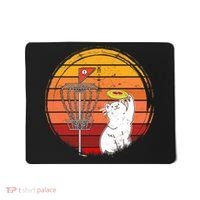 Disc Golf Frisbee Golf Disc Sport Players Cute Cat Lovers Mousepad thumb 0