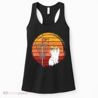 Disc Golf Frisbee Golf Disc Sport Players Cute Cat Lovers Women's Tank Top thumb 0