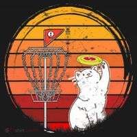 Disc Golf Frisbee Golf Disc Sport Players Cute Cat Lovers Women's Tank Top thumb 5
