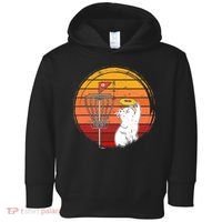 Disc Golf Frisbee Golf Disc Sport Players Cute Cat Lovers Toddler Hoodie thumb 0