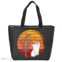Disc Golf Frisbee Golf Disc Sport Players Cute Cat Lovers Tote Bag thumb 0