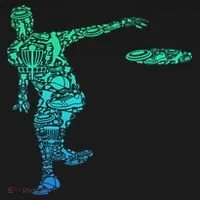 Disc Golf Frisbee Hoodie thumb 2