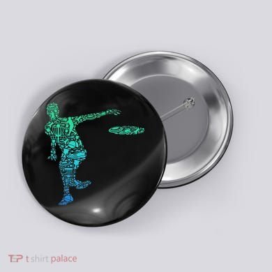 Disc Golf Frisbee Button