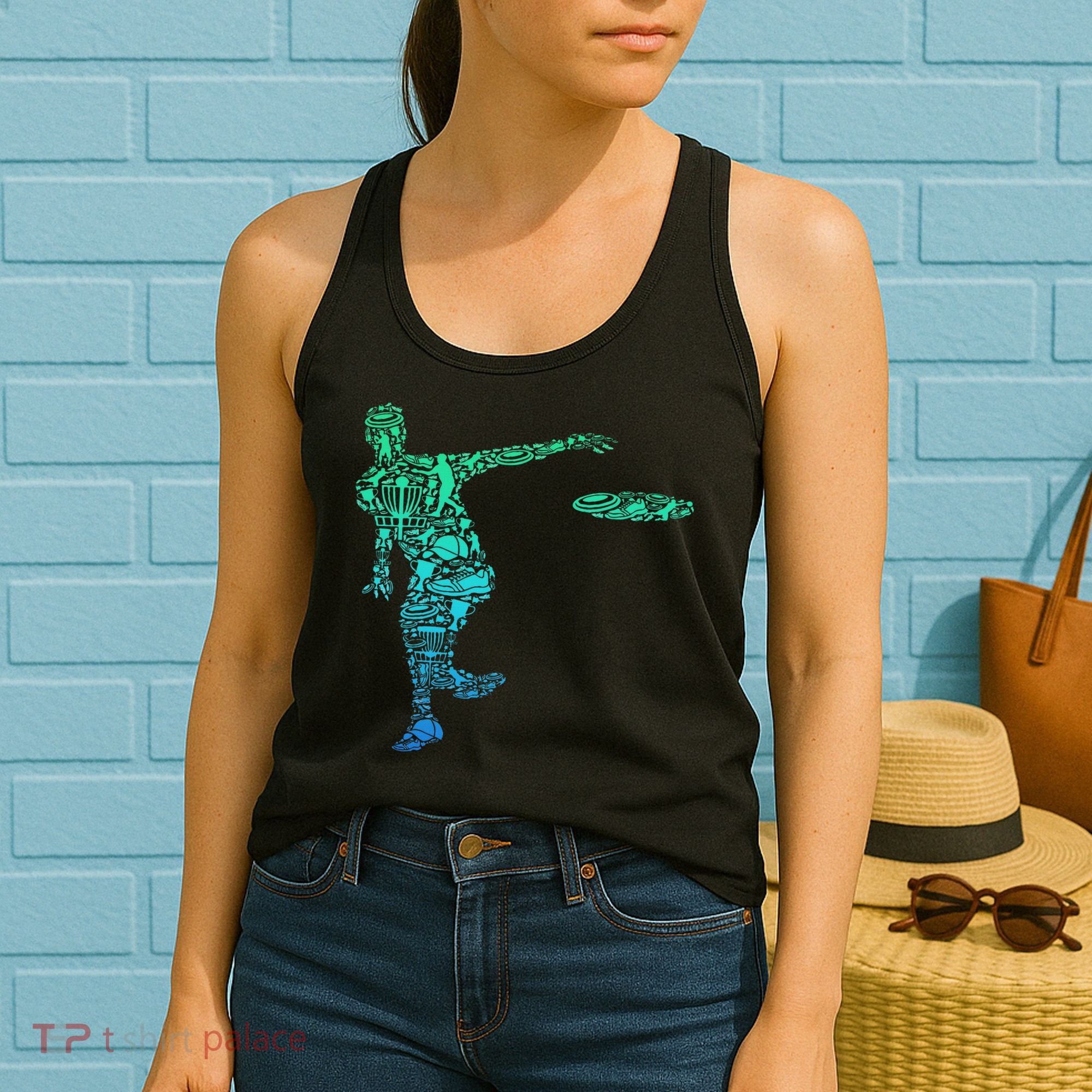 Disc Golf Frisbee Women's Tank Top