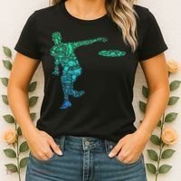 Disc Golf Frisbee Women's T-Shirt thumb 2